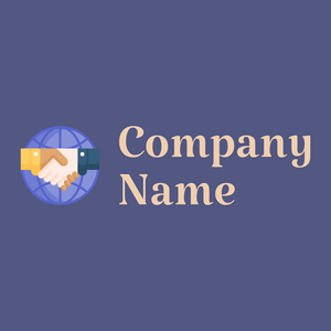 Cooperation logo on a Chambray background - Communauté & Non-profit