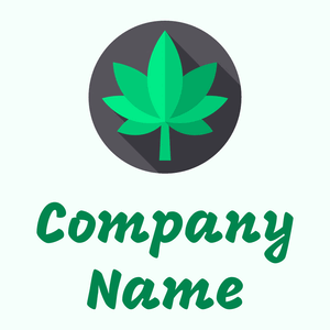 Marijuana logo on a Mint Cream background - Immobilier & Hypothèque