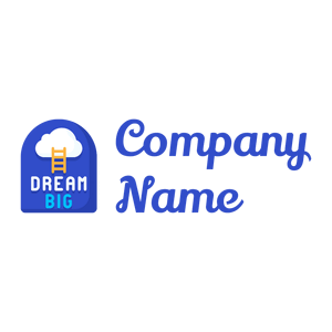 Cerulean Blue Dream big on a White background - Enfant & Garderie
