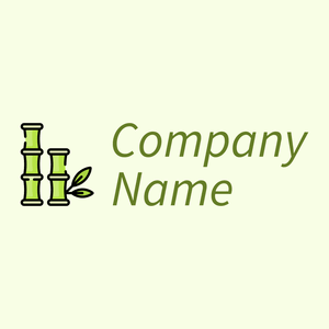 Bamboo logo on a Light Yellow background - Umwelt & Natur