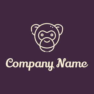 Chimpanzee on a Mardi Gras background - Animaux & Animaux de compagnie