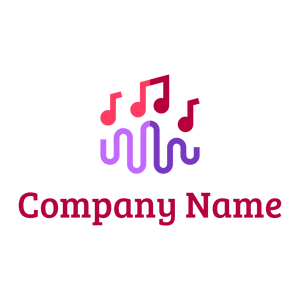 Heliotrope Music wave on a White background - Arte & Intrattenimento