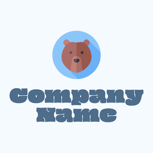 Grizzly on a Alice Blue background - Animales & Animales de compañía