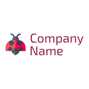 Ladybug logo on a White background - Animales & Animales de compañía