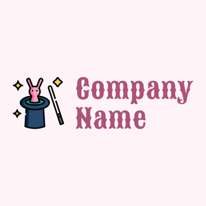 Magic logo on a Lavender Blush background - Arte & Intrattenimento