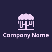 Jungle logo on a Violent Violet background - Umwelt & Natur