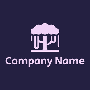 Jungle logo on a Violent Violet background - Environnement & Écologie
