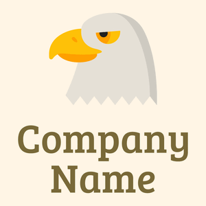 Eagle on a Floral White background - Animales & Animales de compañía