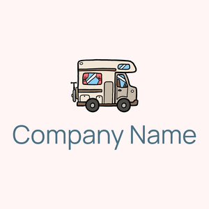 Caravan logo on a Snow background - Autos & Fahrzeuge