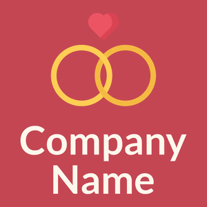Wedding ring logo on a Sunset background - Moda & Belleza