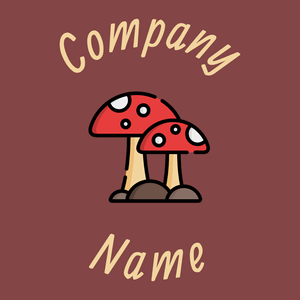 Mushroom on a Solid Pink background - Agricultura