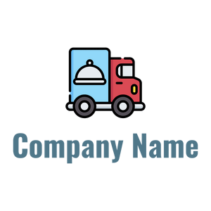 Catering truck  logo on a White background - Food & Drink