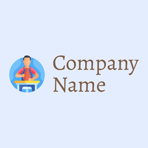 Maya Blue Craftsman on a Alice Blue background - Empresa & Consultantes