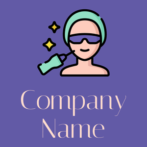 Laser logo on a Rich Blue background - Medical & Farmacia