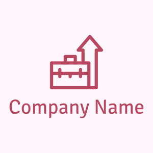 Professional logo on a Lavender Blush background - Entreprise & Consultant