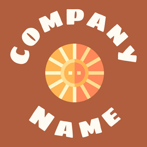 Sun logo on a Tuscany background - Reizen & Hotel