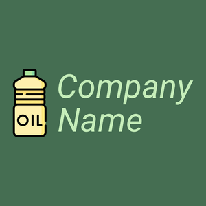 Oil logo on a Killarney background - Abstract