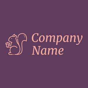 Squirrel logo on a Finn background - Animali & Cuccioli
