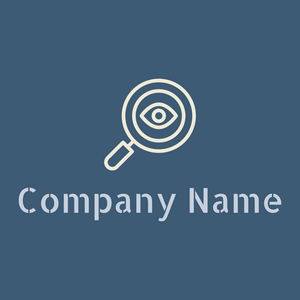 Search logo on a Chambray background - Abstracto