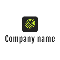 Logotipo de huellas - Tecnología Logotipo
