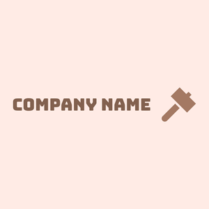 Hammer logo on a Misty Rose background - Construção & Ferramentas