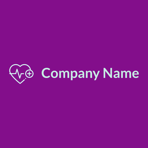 Heartbeat logo on a Persian Indigo background - Medical & Pharmaceutical