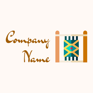 Tenne (Tawny) Loom on a Seashell background - Empresa & Consultantes
