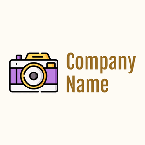 Camera on a Floral White background - Tecnología