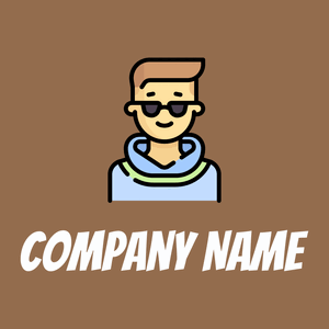 Man logo on a Dark Tan background - Limpeza & Manutenção