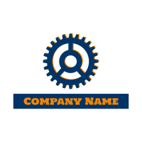 Logotipo con parte mecánica - Construcción & Herramientas Logotipo