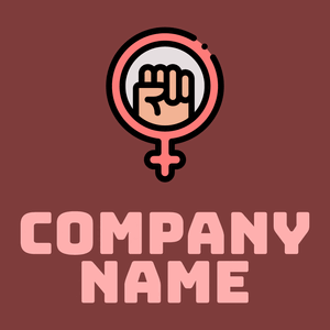 Woman logo on a Stiletto background - Caridade & Empresas Sem Fins Lucrativos