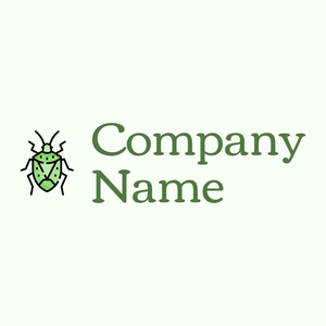 Insect logo on a Honeydew background - Animali & Cuccioli