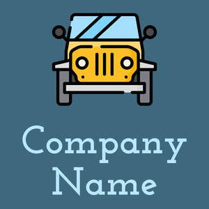 Jeep logo on a Calypso background - Automobile & Véhicule