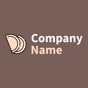 Pastry logo on a Russett background - Alimentos & Bebidas