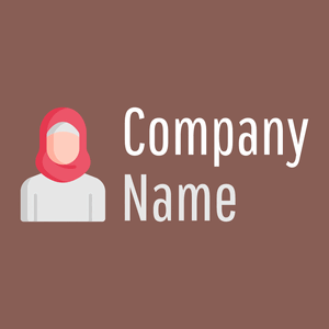 Islamic logo on a Rose Taupe background - Moda & Beleza