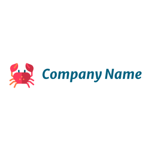 Crab logo on a White background - Animais e Pets
