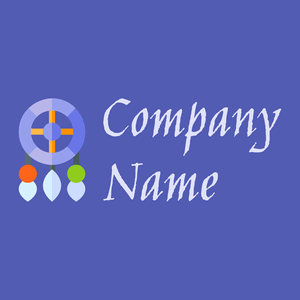 Dreamcatcher logo on a Rich Blue background - Abstrakt