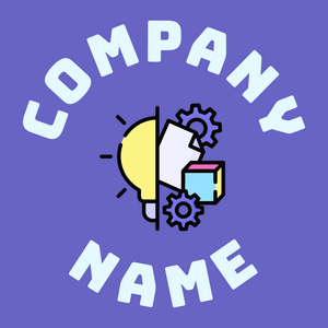 Idea logo on a Slate Blue background - Zakelijk & Consulting