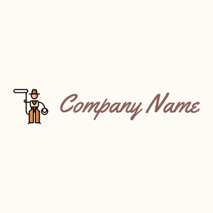 Lasso logo on a Floral White background - Abstracto