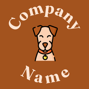 Apricot Dog on a Rich Gold background - Animales & Animales de compañía