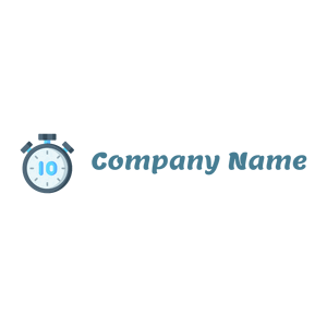 Timer logo on a White background - Abstracto