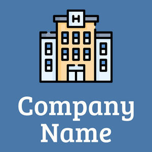 Hotel logo on a dark Blue background - Viajes & Hoteles