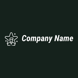 Famous logo on a Cardin Green background - Abstrait