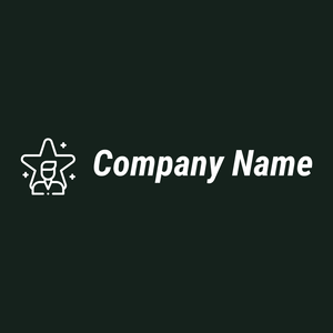 Famous logo on a Cardin Green background - Abstracto