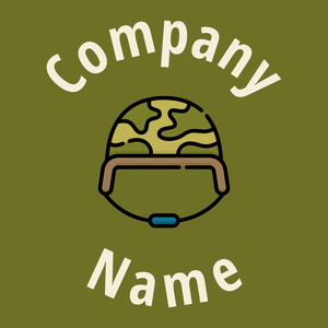 Militar logo on a Olivetone background - Construction & Outils