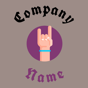 Hand logo on a Zorba background - Divertissement & Arts