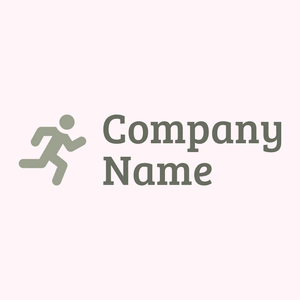 Run logo on a Lavender Blush background - Domaine sportif
