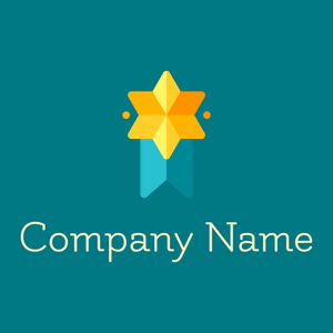Medal logo on a Teal background - Domaine sportif