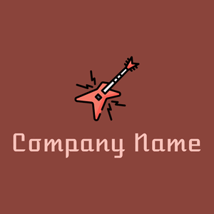 Electric guitar on a Paarl background - Divertissement & Arts