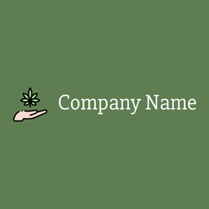Cannabis logo on a Glade Green background - Medicina & Farmacia